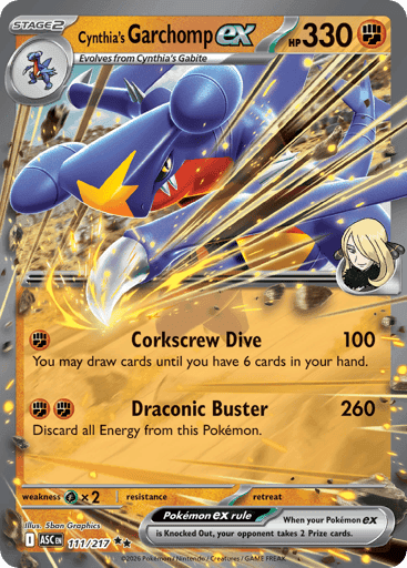 Cynthia's Garchomp ex